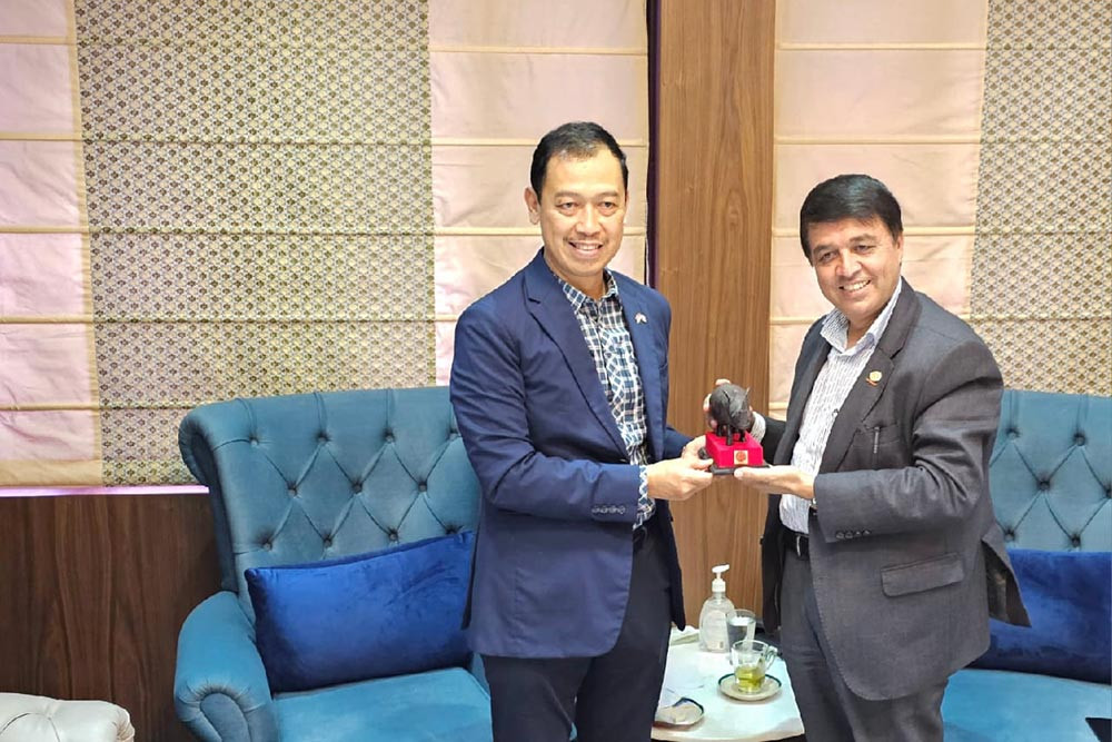FNCCI President Dhakal discusses visa, trade relations with Indonesian Ambassador